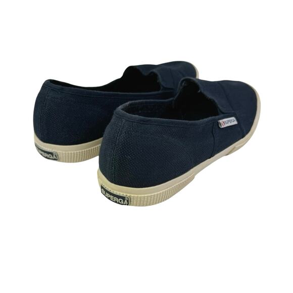 Superga Women's Navy Blue A Line Slide Slip On Casual Everyday Sneakers - Picture 8 of 11